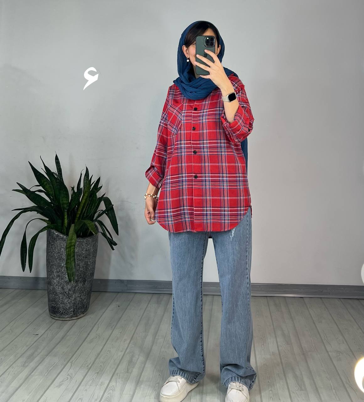 مانتو چهارخونه ویدا
