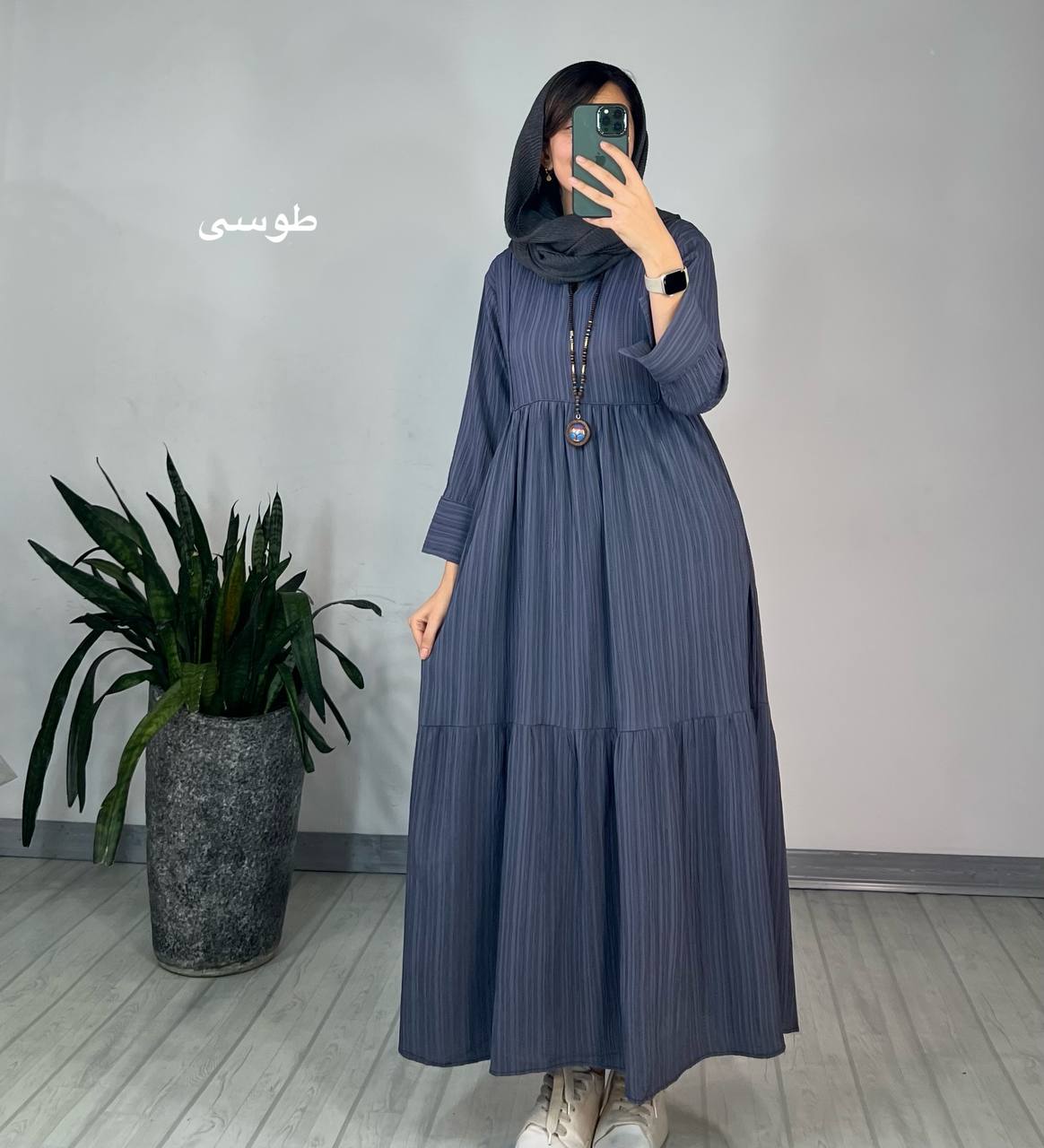 پیراهن مانتویی آهو 2