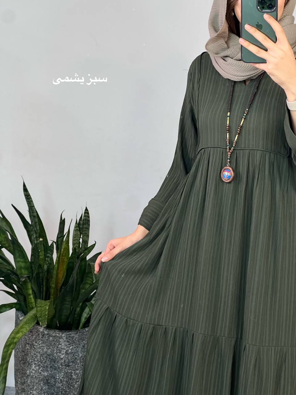 پیراهن مانتویی آهو 2