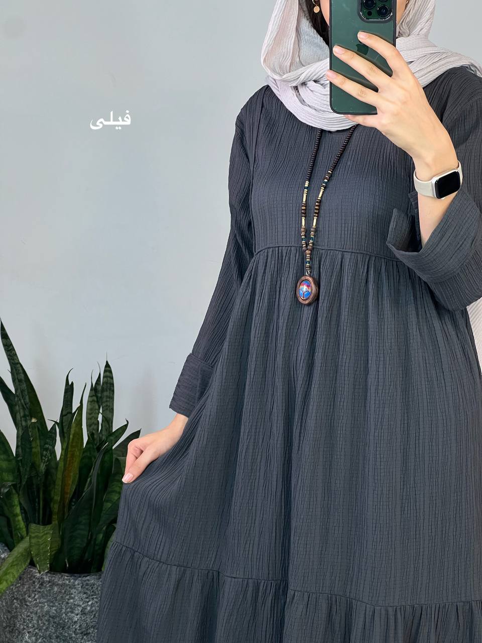 پیراهن مانتویی آهو 2