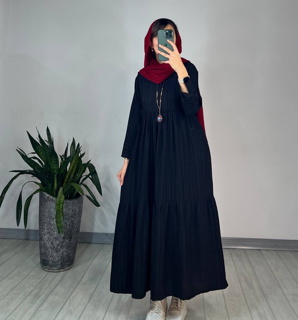 پیراهن مانتویی آهو 2