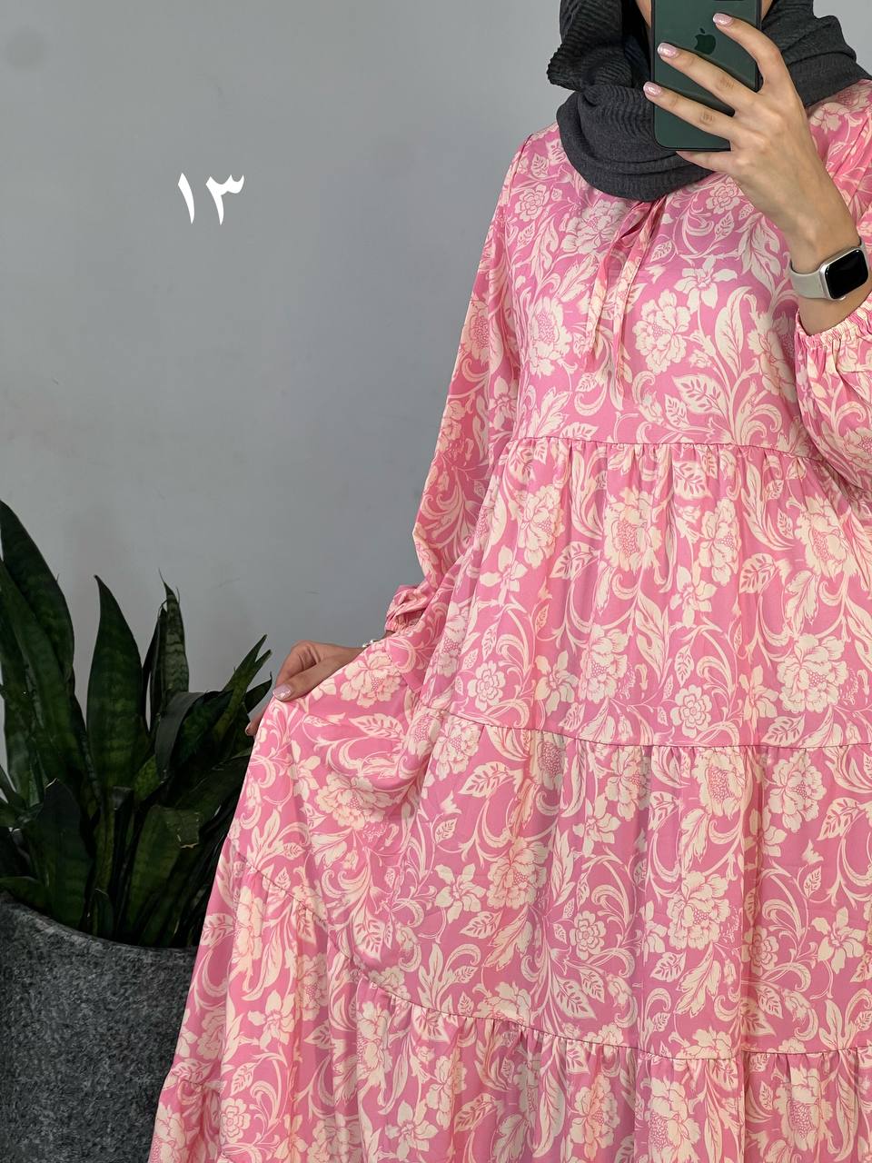 پیراهن طرحدار مزونی 75