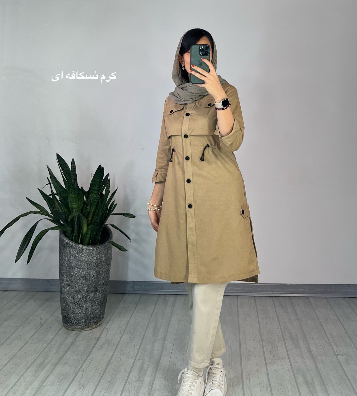 مانتو دکمه دار ستوده 2