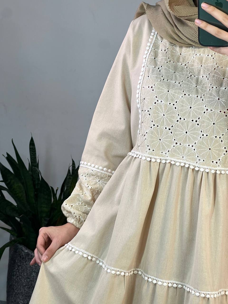 پیراهن مانتویی نیلسا