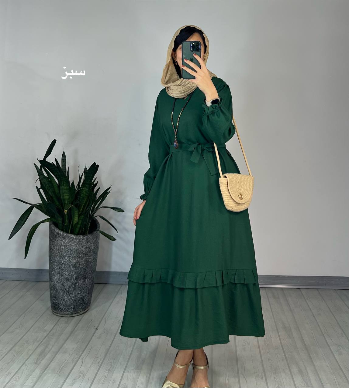 پیراهن مانتویی دل آرا 5