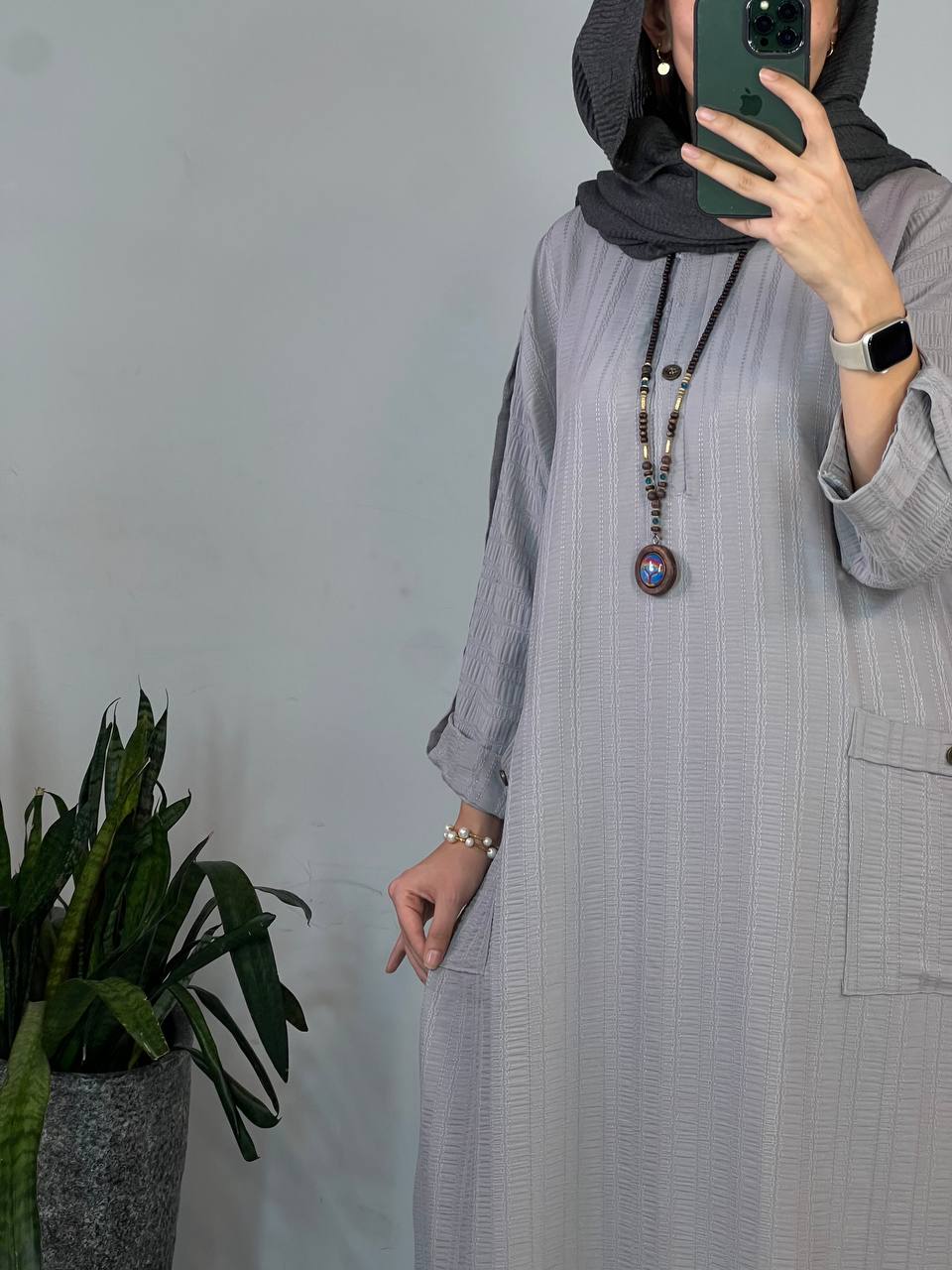 مانتو کفتان بلند لوفن مشکی