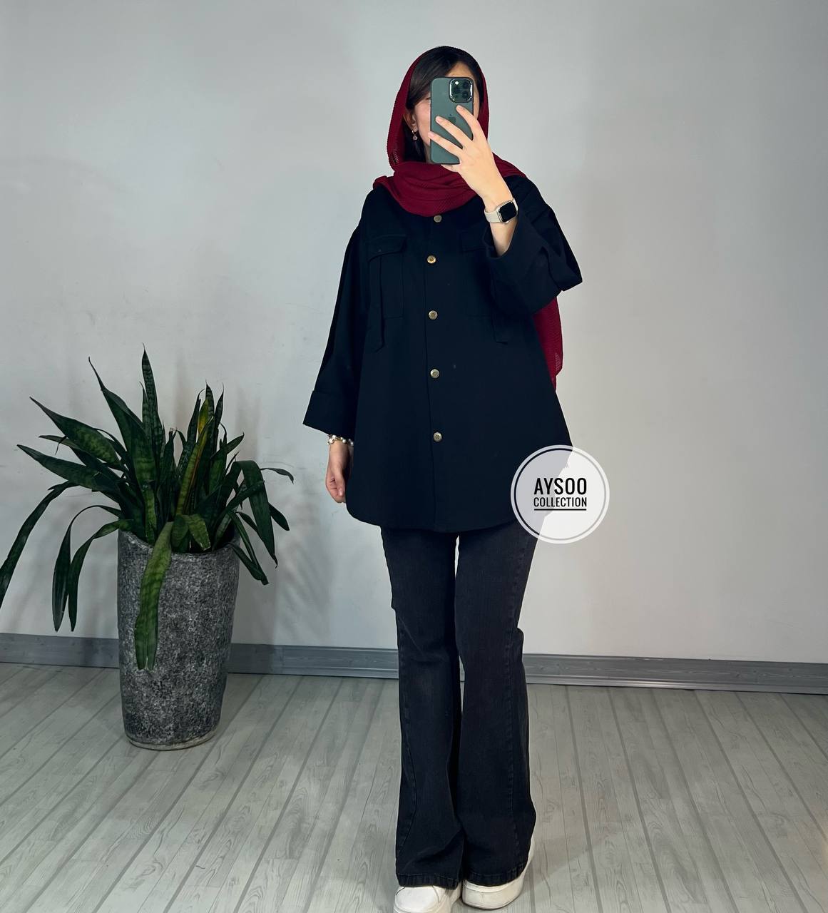 مانتو کتان کاغذی پندار