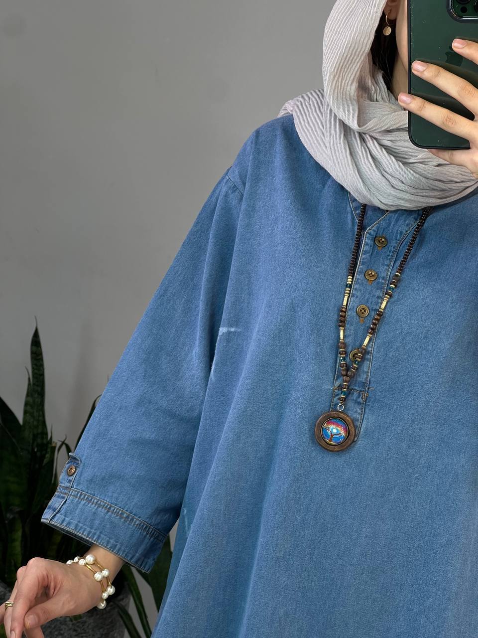مانتو جین کاغذی ماهرو(ایراد دار)