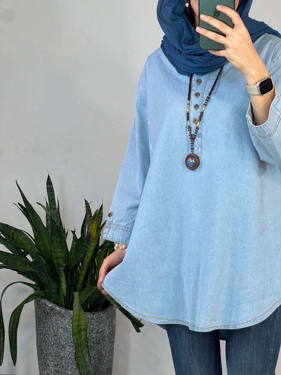 مانتو جین کاغذی ماهرو(ایراد دار)