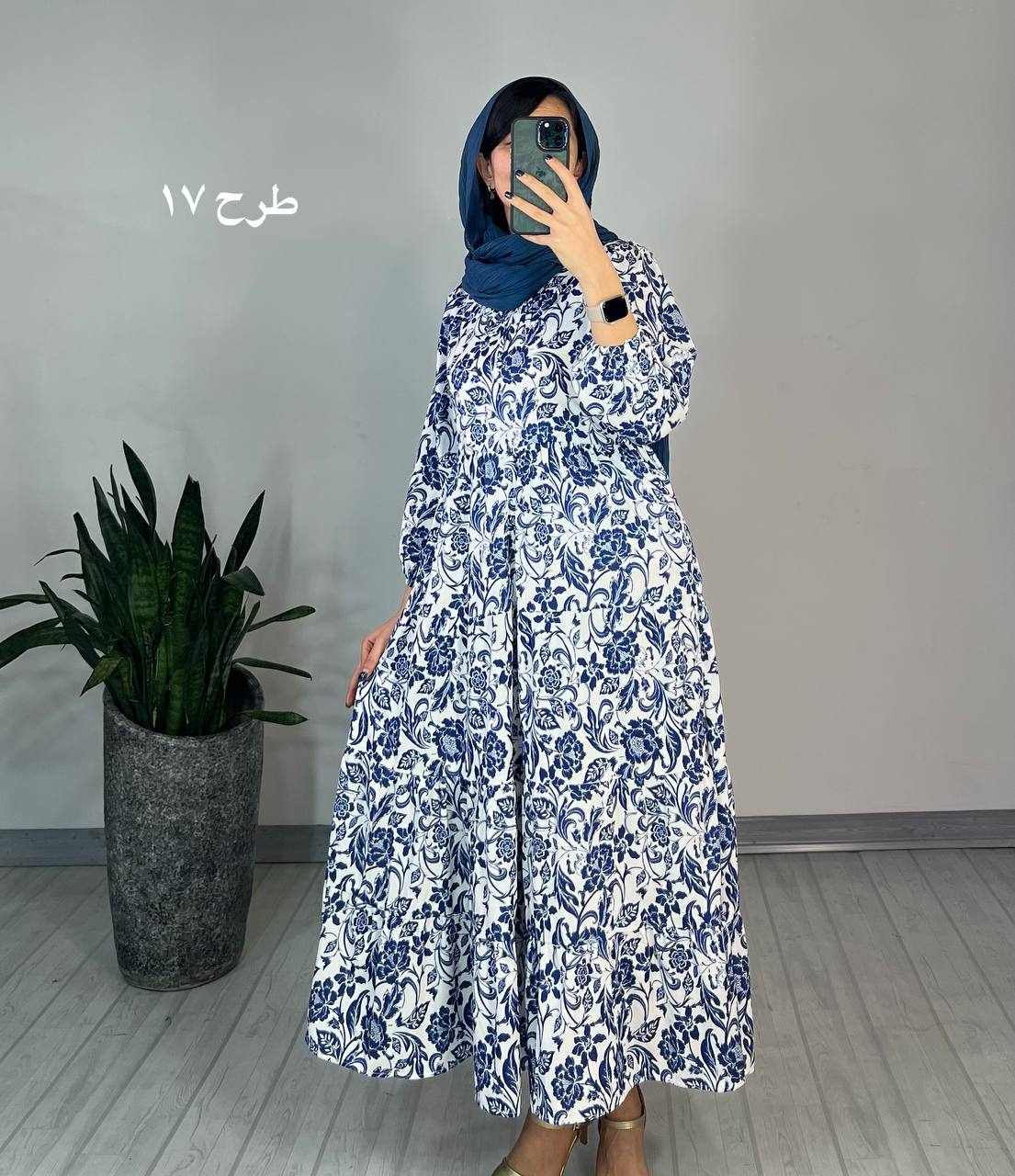 پیراهن طرحدار مزونی 77