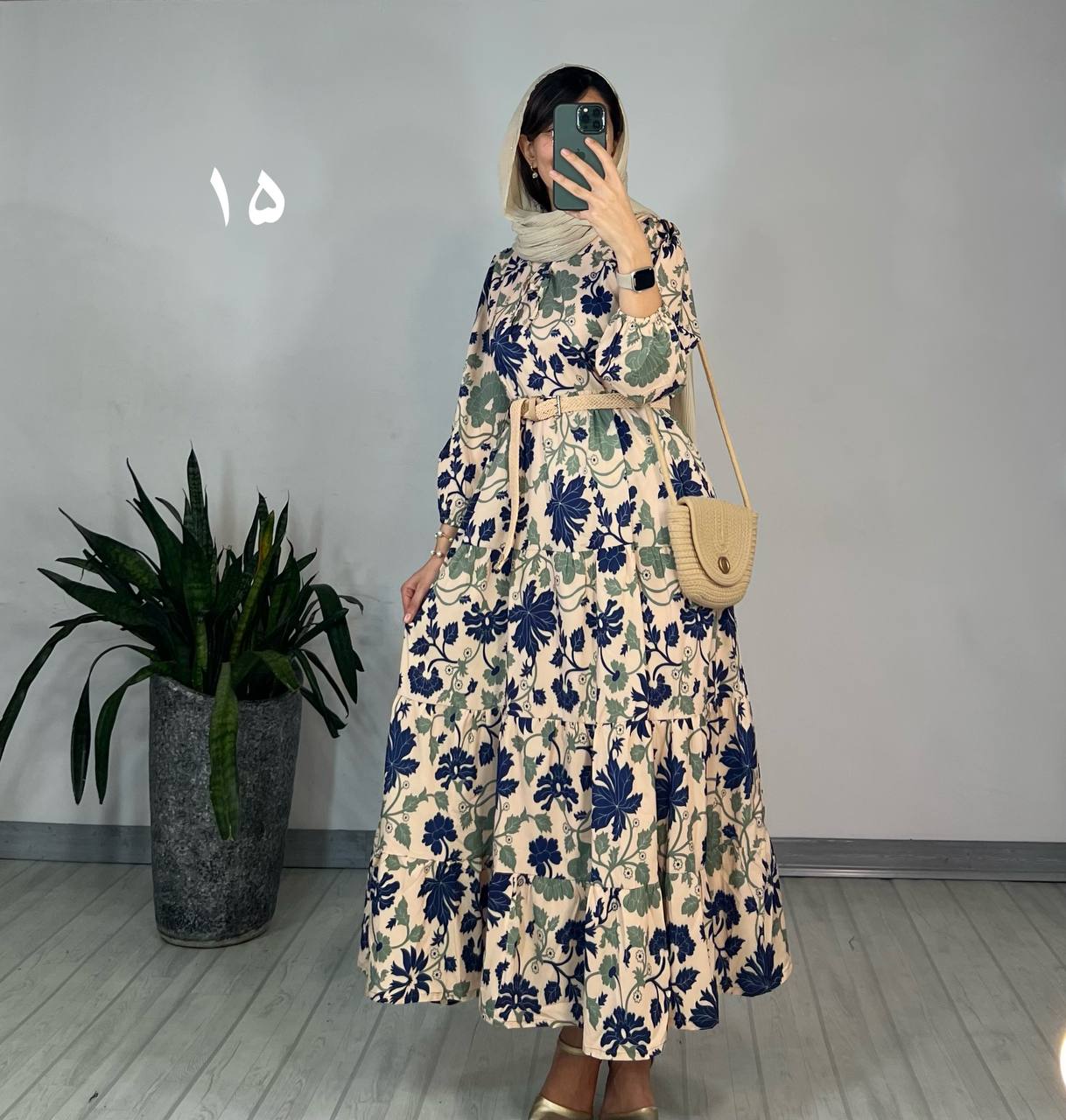 پیراهن طرحدار مزونی 77