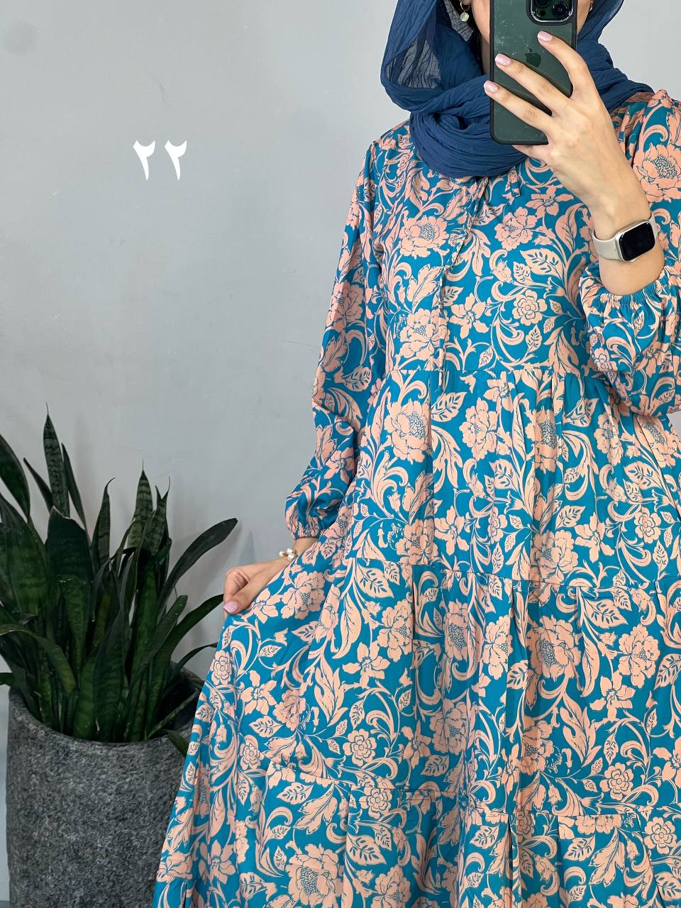 پیراهن طرحدار مزونی 78