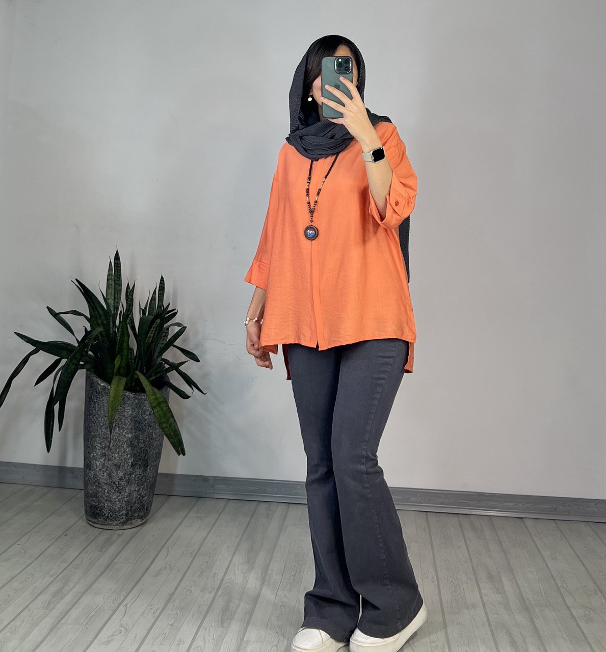 تونیک مانتویی گندم