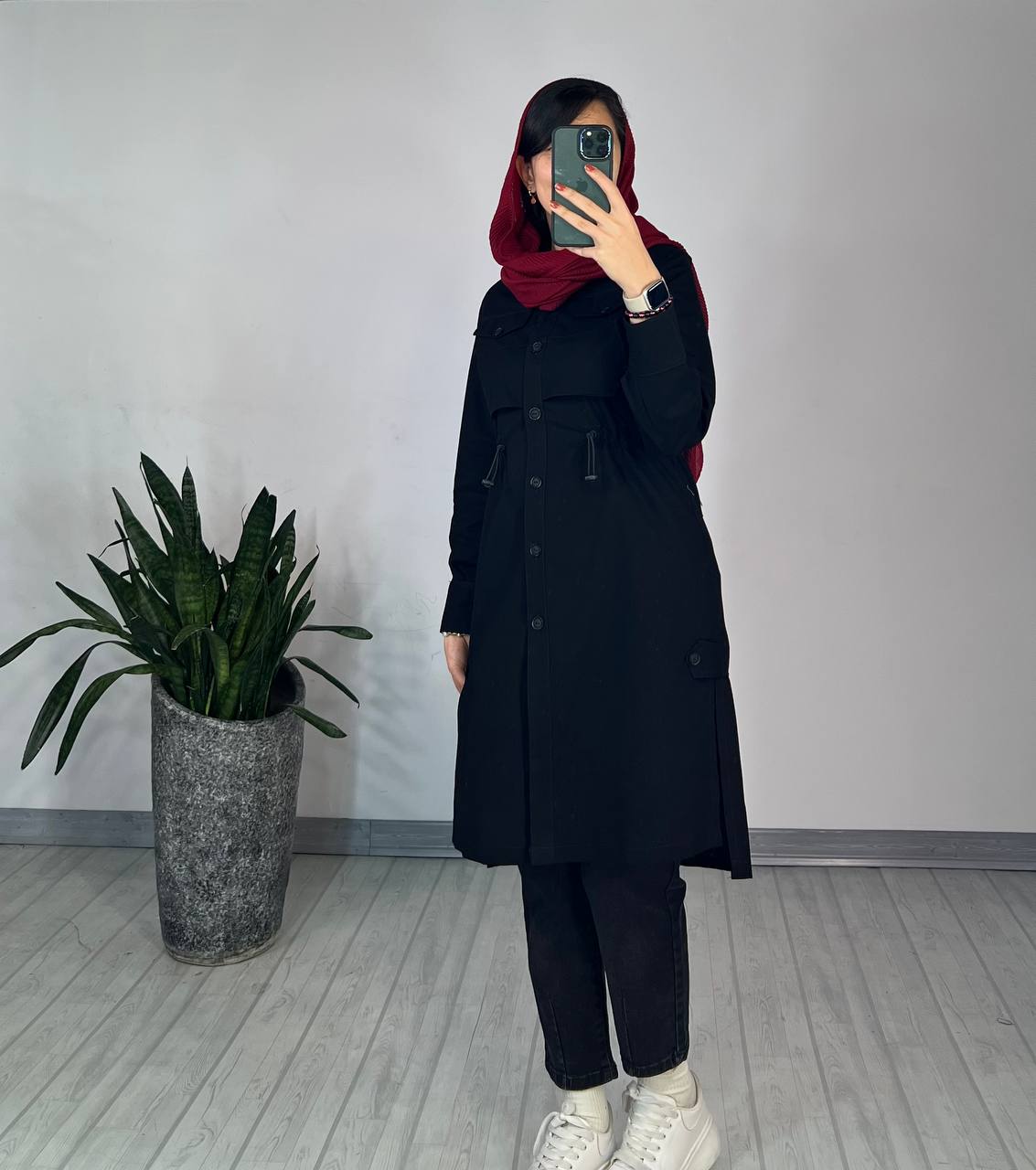 مانتو دکمه دار ستوده 3