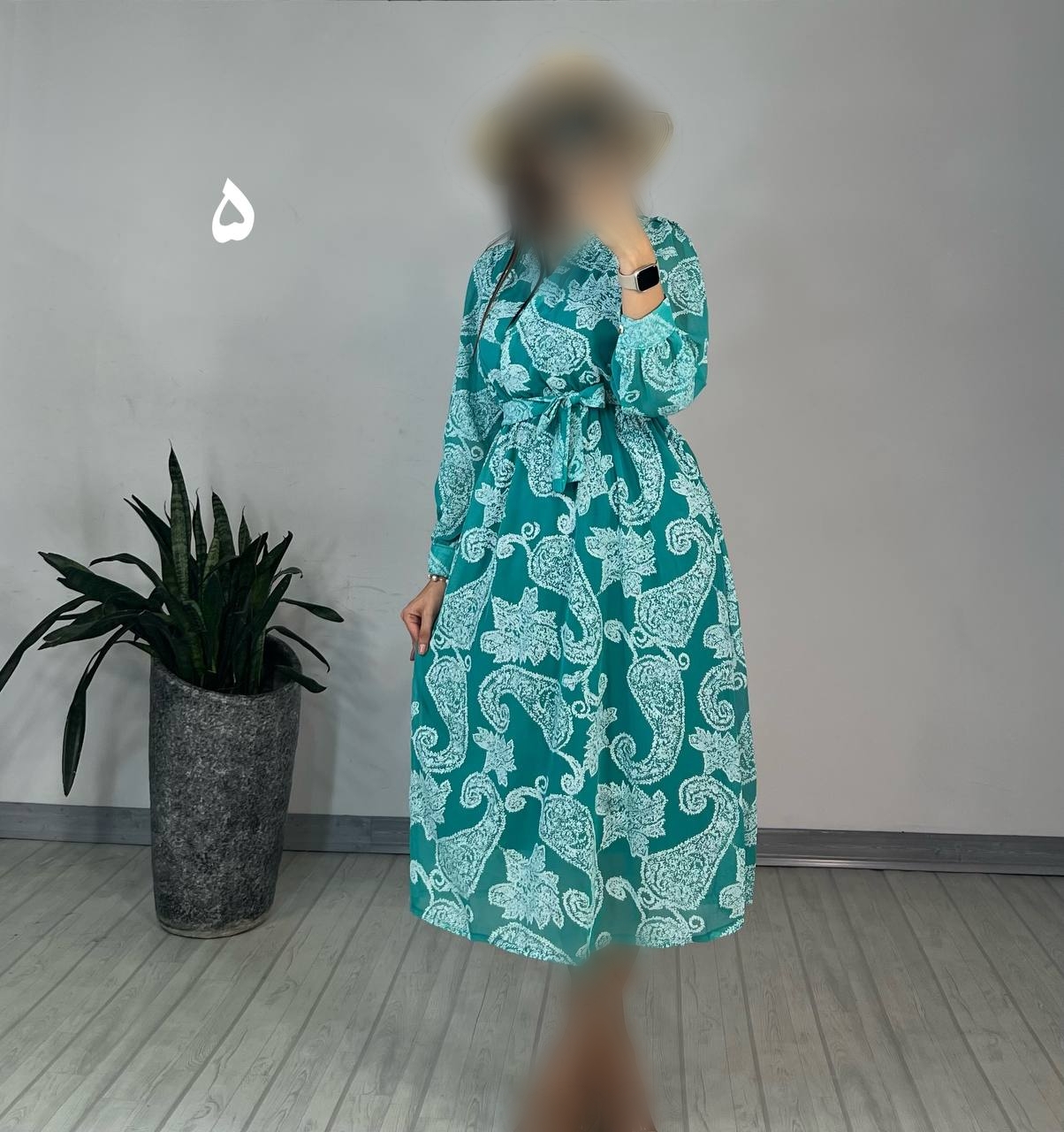 پیراهن حریر میدی 52