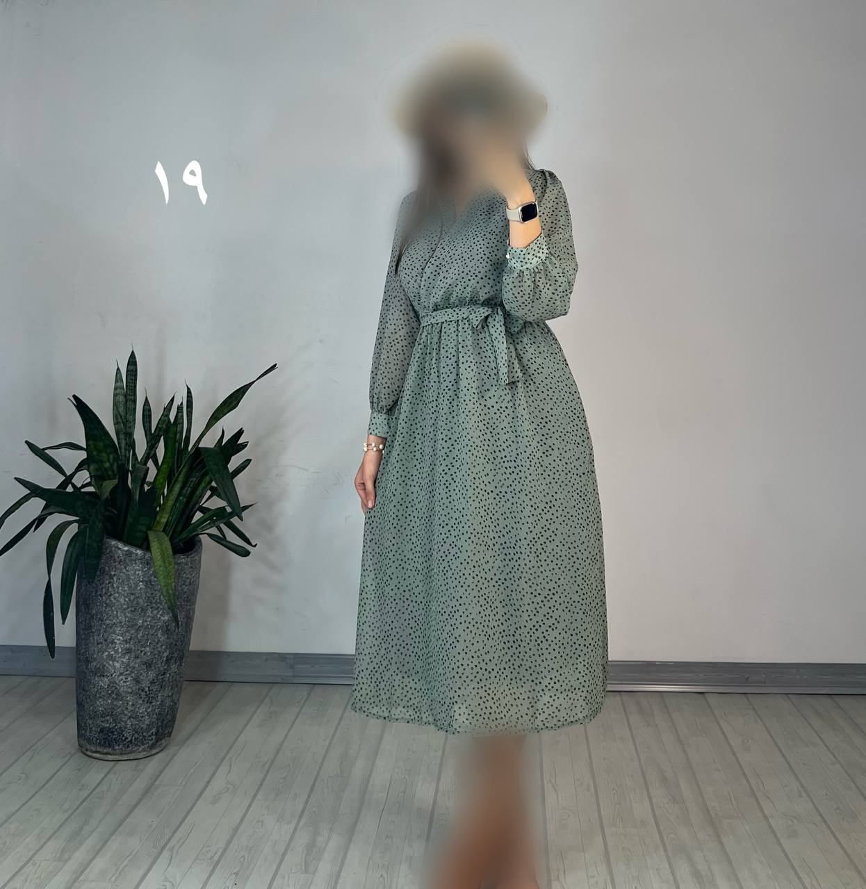 پیراهن حریر میدی 52