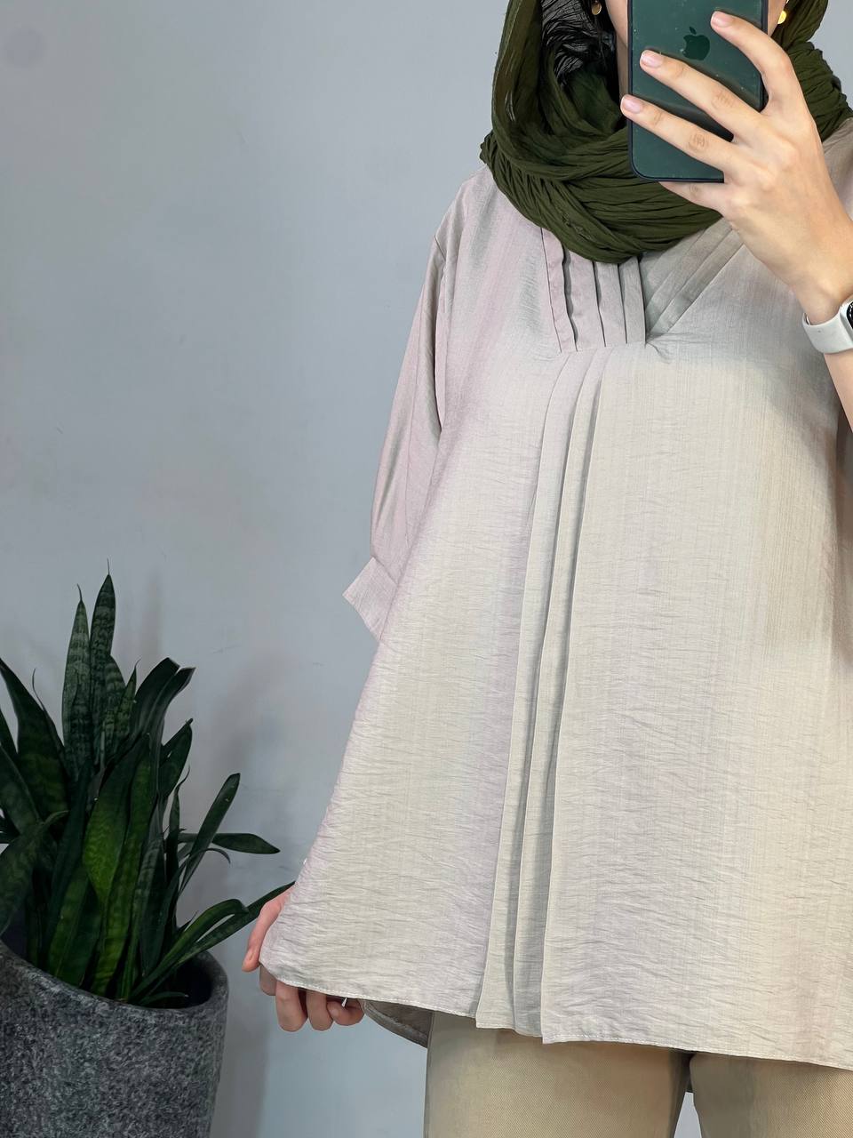 تونیک جلو بسته طراوت
