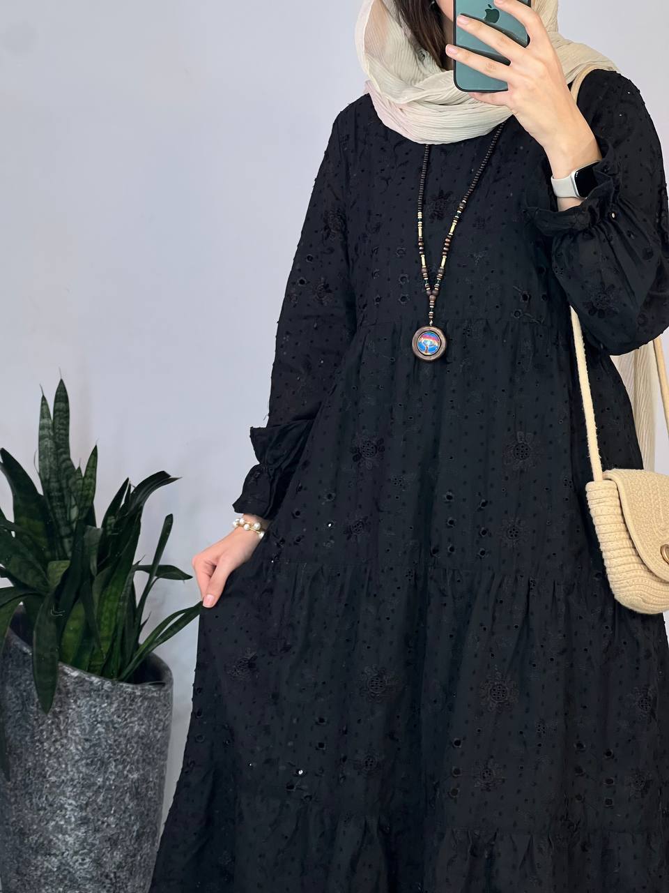 پیراهن خامه دوزی آندیا