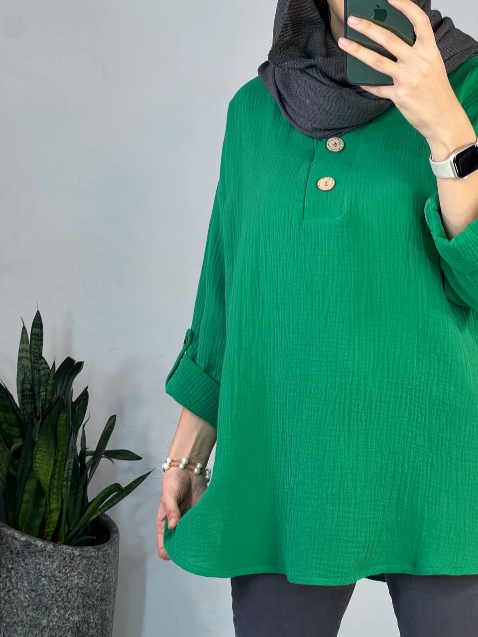 تونیک مانتویی دبل فیس نیک(ایراد دار)