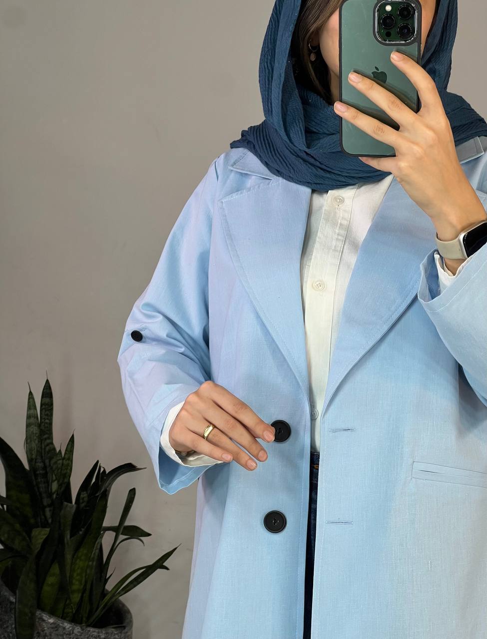 مانتو کتی لینن ماهناز (با قد بلند تر)(ایراد دار)