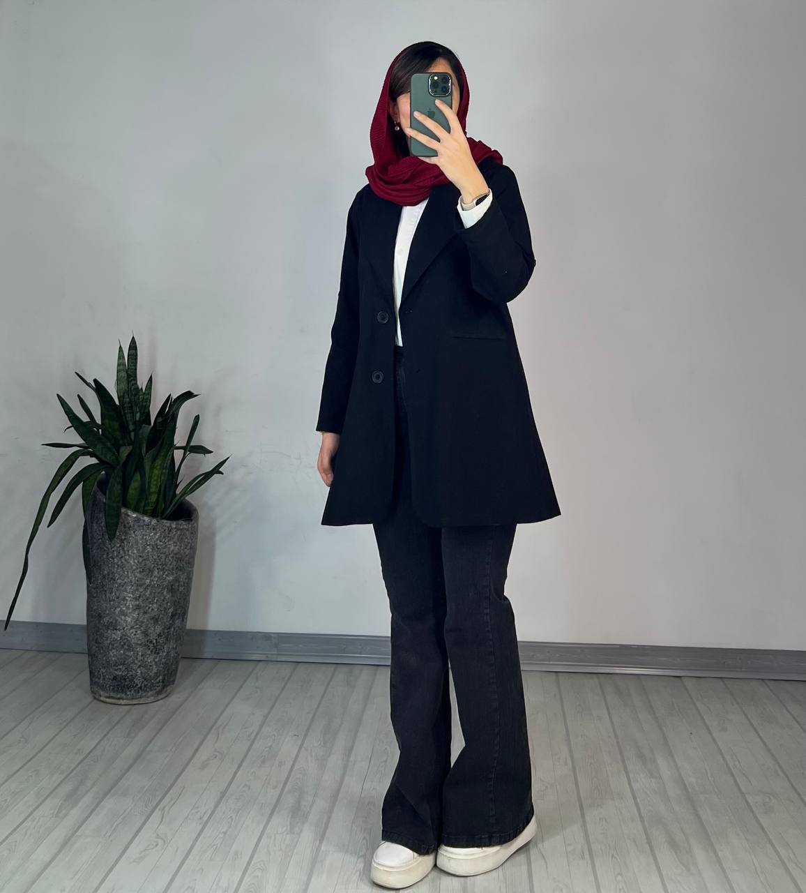 مانتو کتی لینن ماهناز (با قد بلند تر)(ایراد دار)