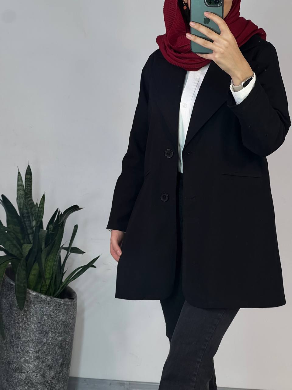 مانتو کتی لینن ماهناز (با قد بلند تر)(ایراد دار)