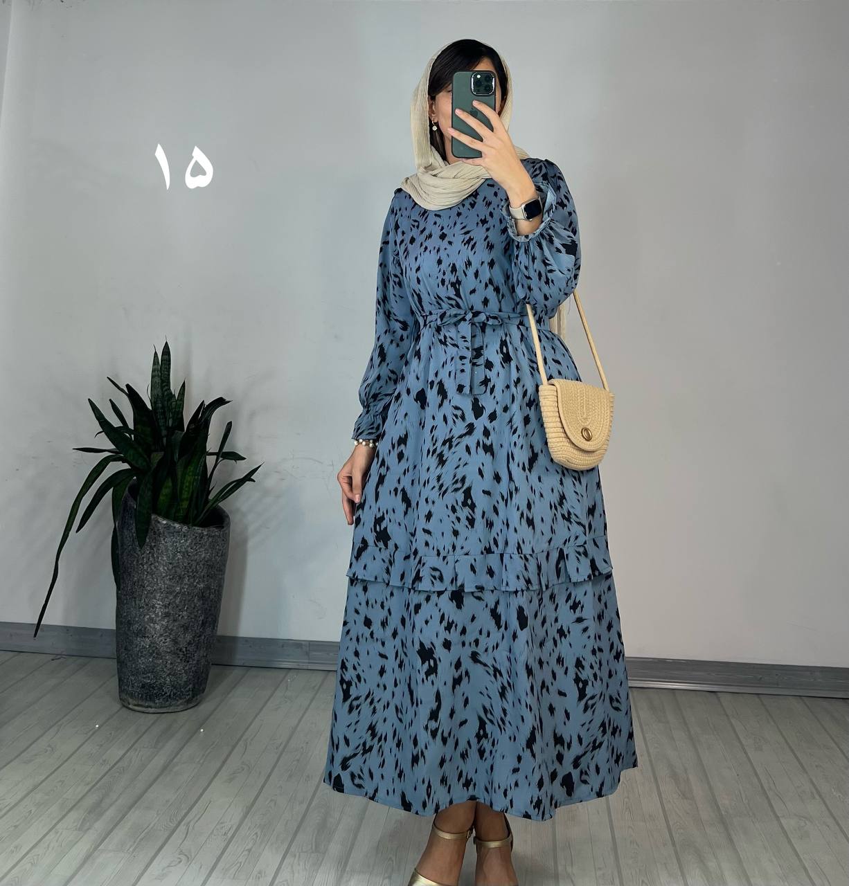 پیراهن مانتویی شکوفه 5