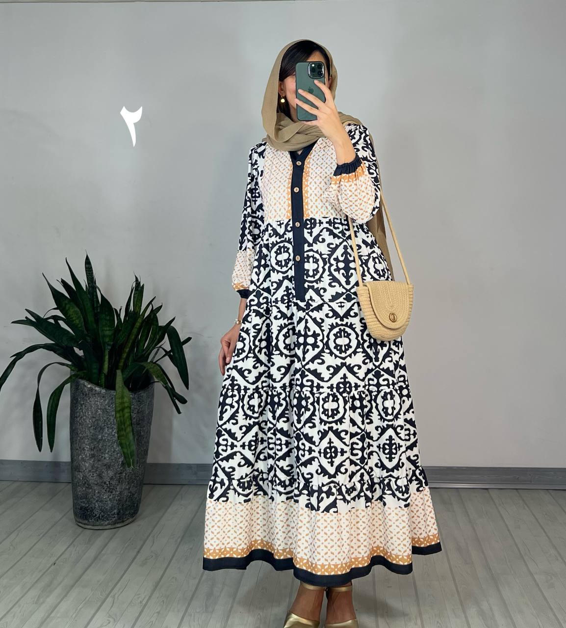 پیراهن مزونی مهتا 2