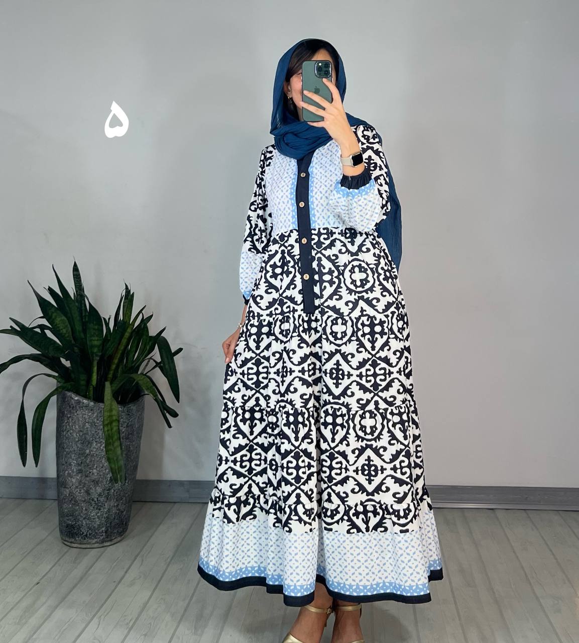 پیراهن مزونی مهتا 2