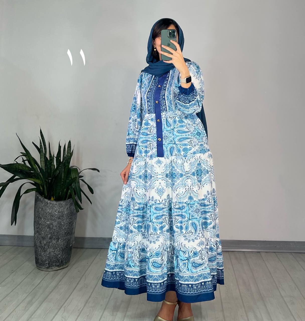 پیراهن مزونی مهتا 2