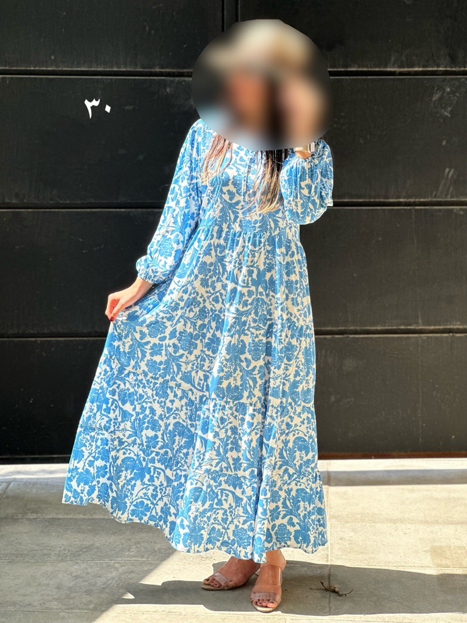 پیراهن طرحدار مزونی 78