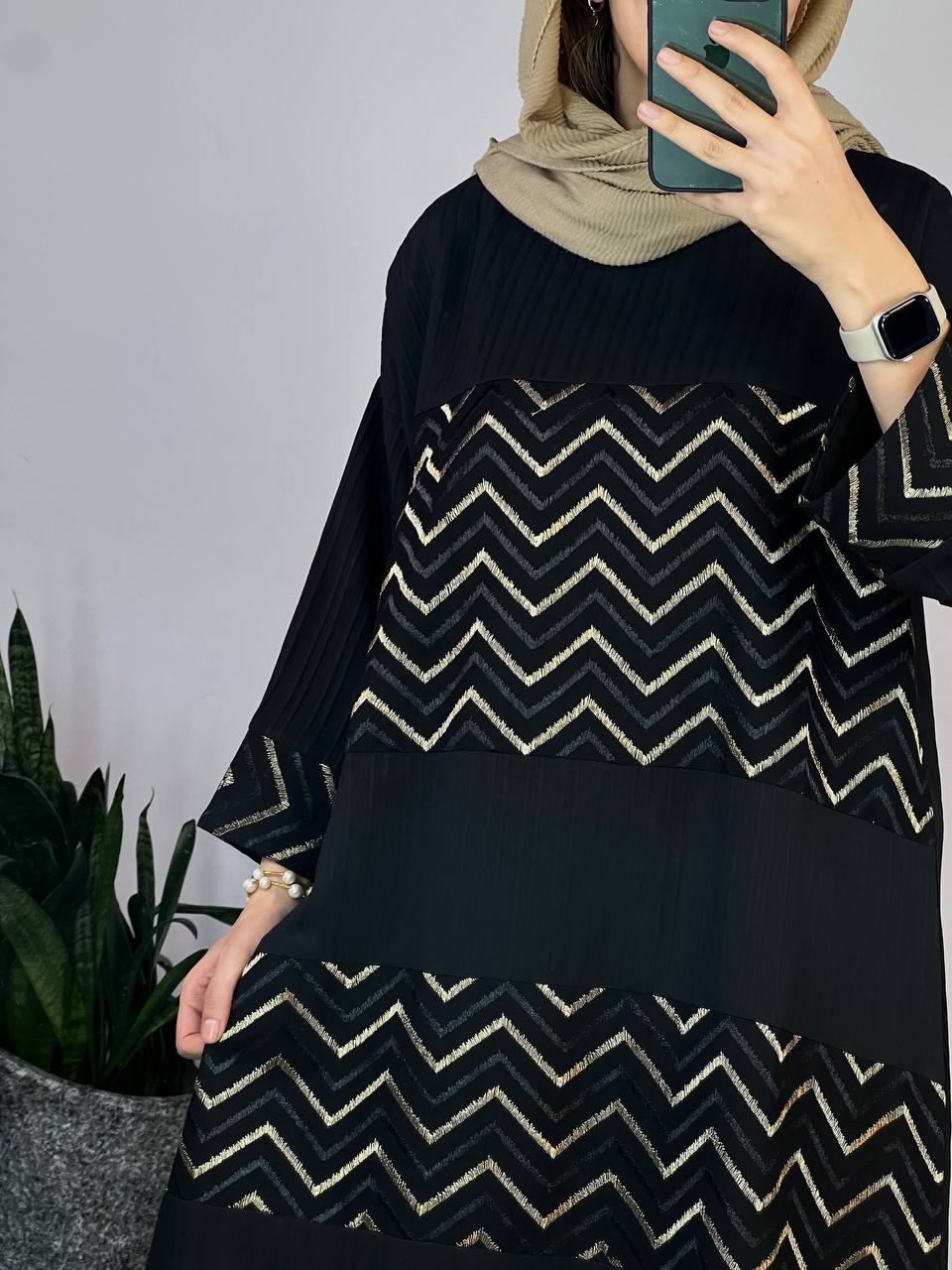 مانتو کفتان مشکی ماهلی