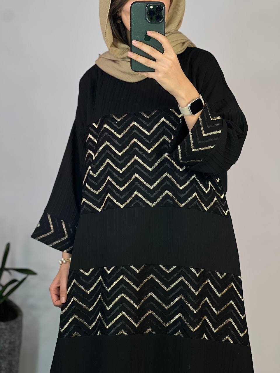 مانتو کفتان مشکی ماهلی