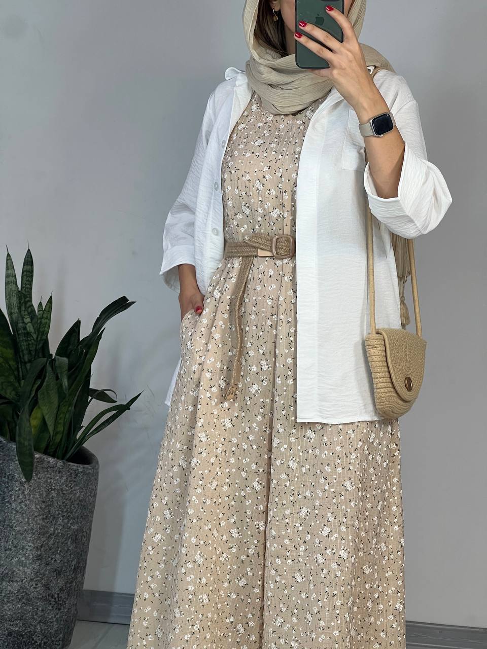 سرهمی بابونه همراه با کمربند
