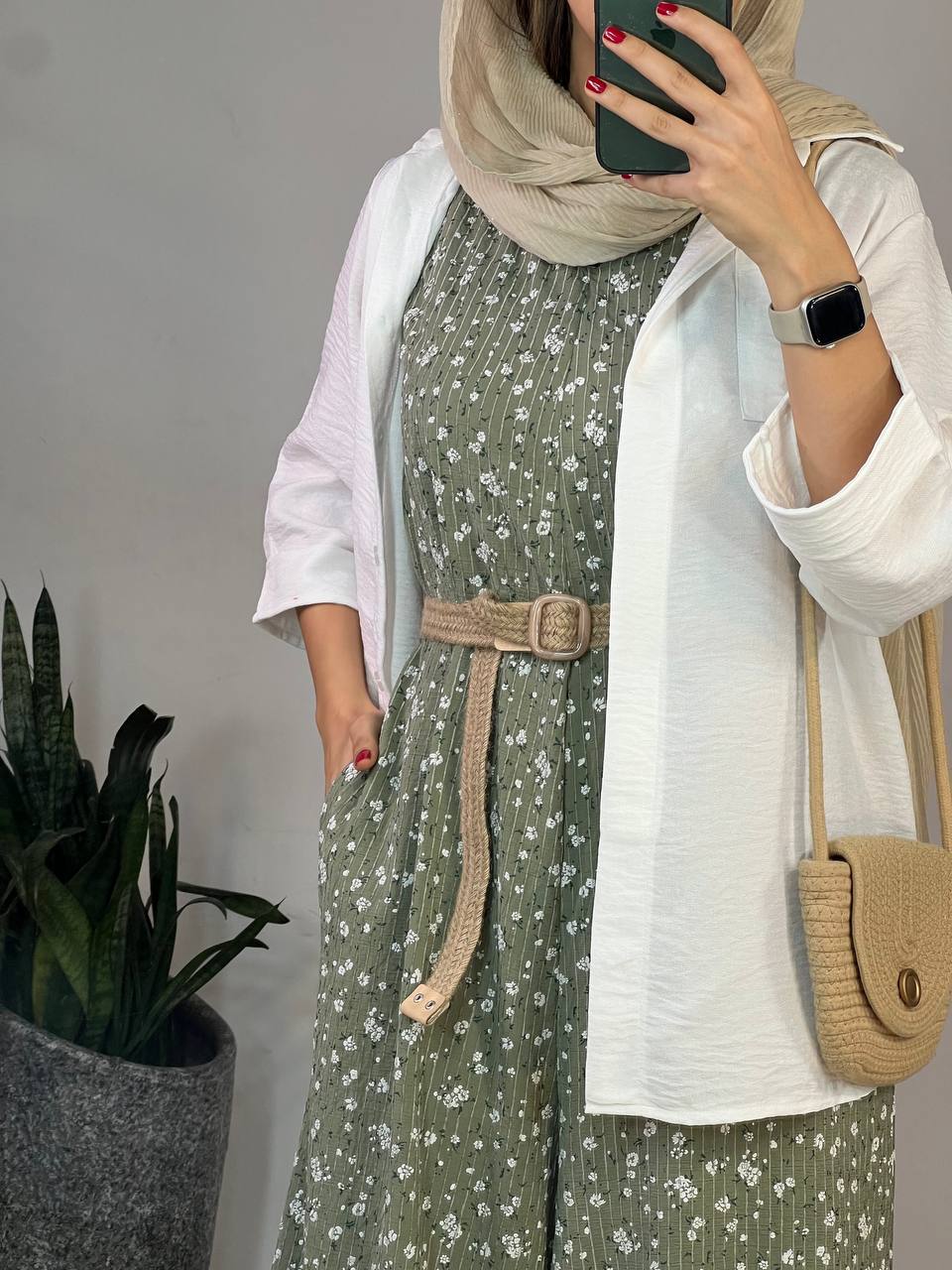 سرهمی بابونه همراه با کمربند