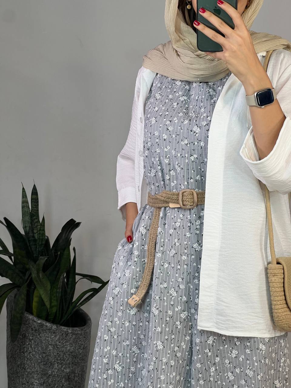 سرهمی بابونه همراه با کمربند