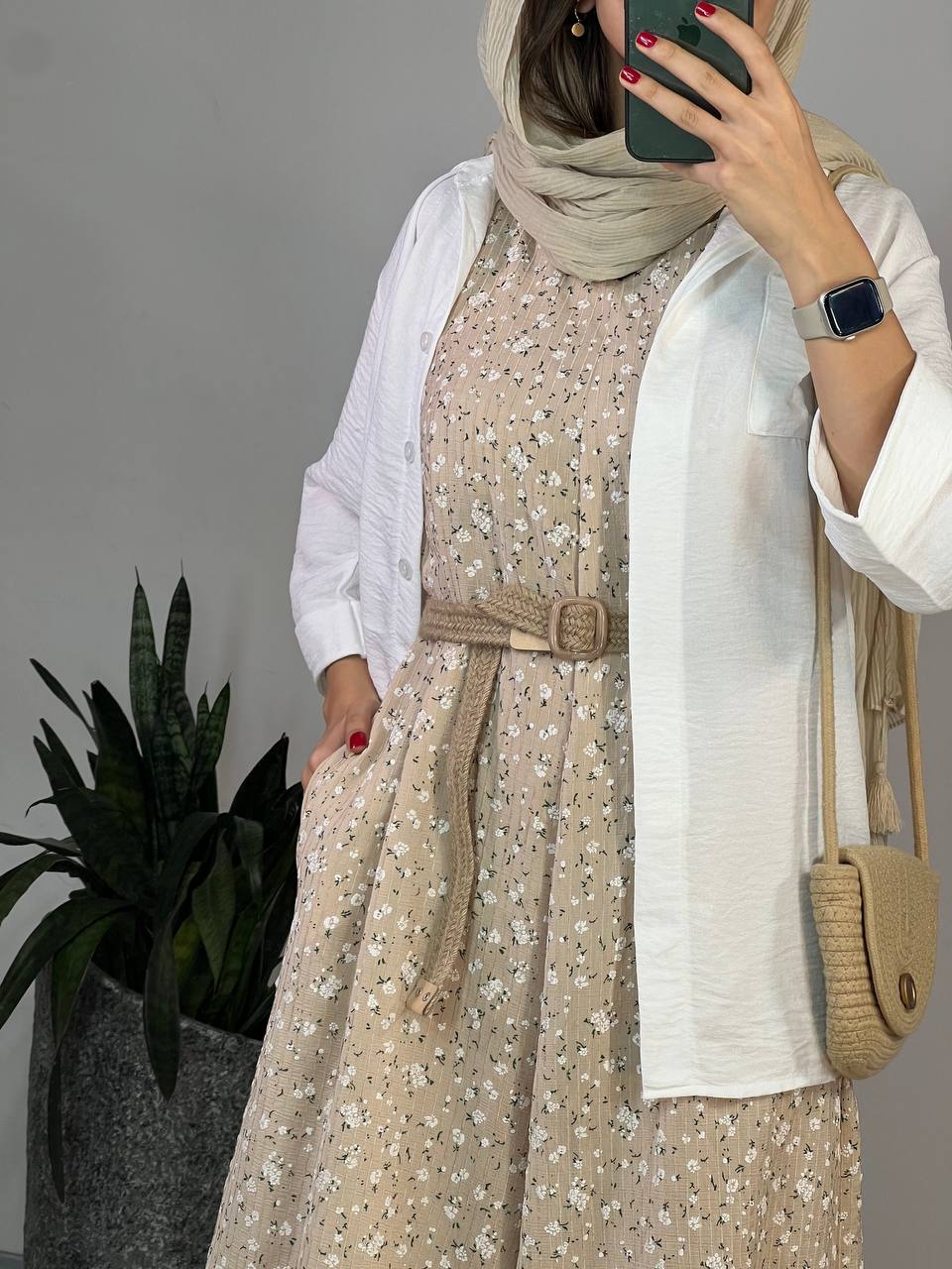 سرهمی بابونه همراه با کمربند