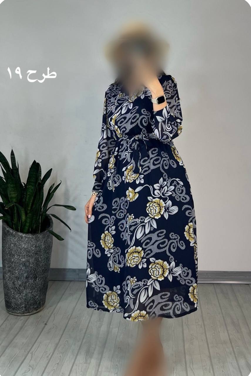 پیراهن حریر میدی 53