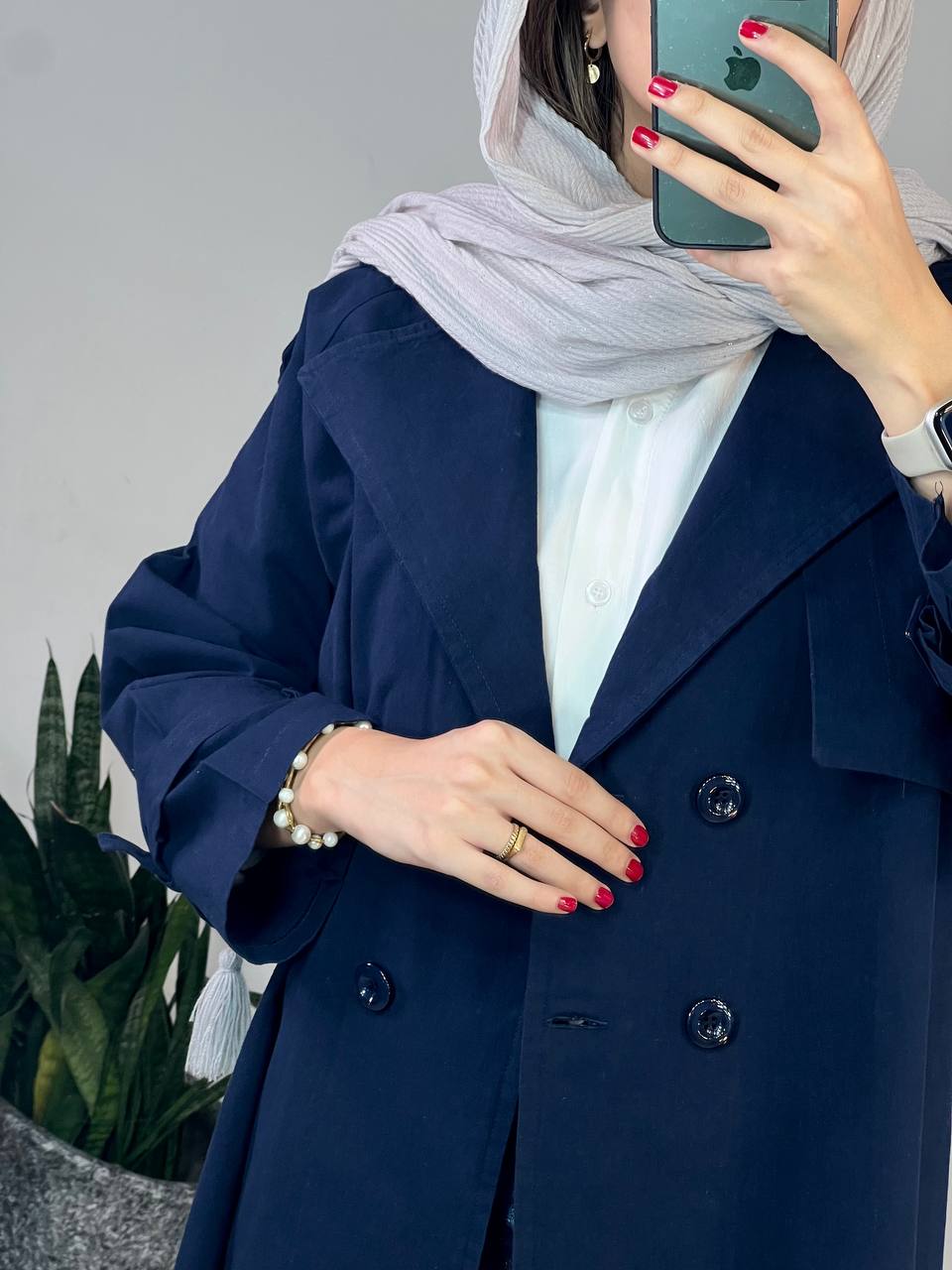 مانتو کتی لینن الیزابت (با قد بلندتر)(ایراد دار)