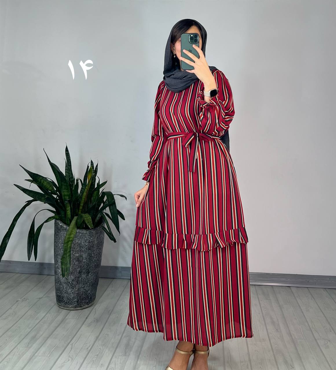 پیراهن مانتویی شکوفه 6