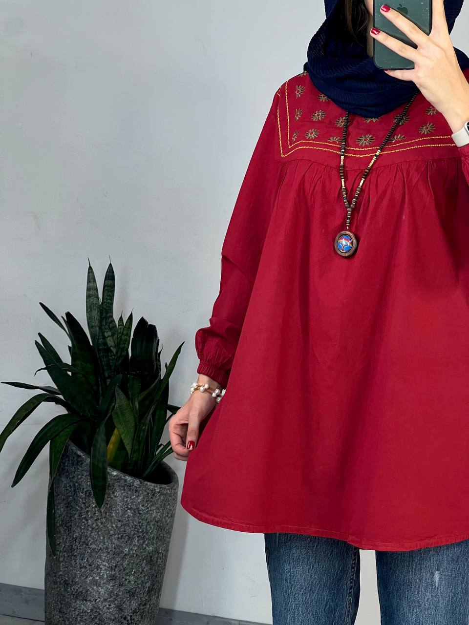 مانتو گلدوزی پونه(ایراد دار)