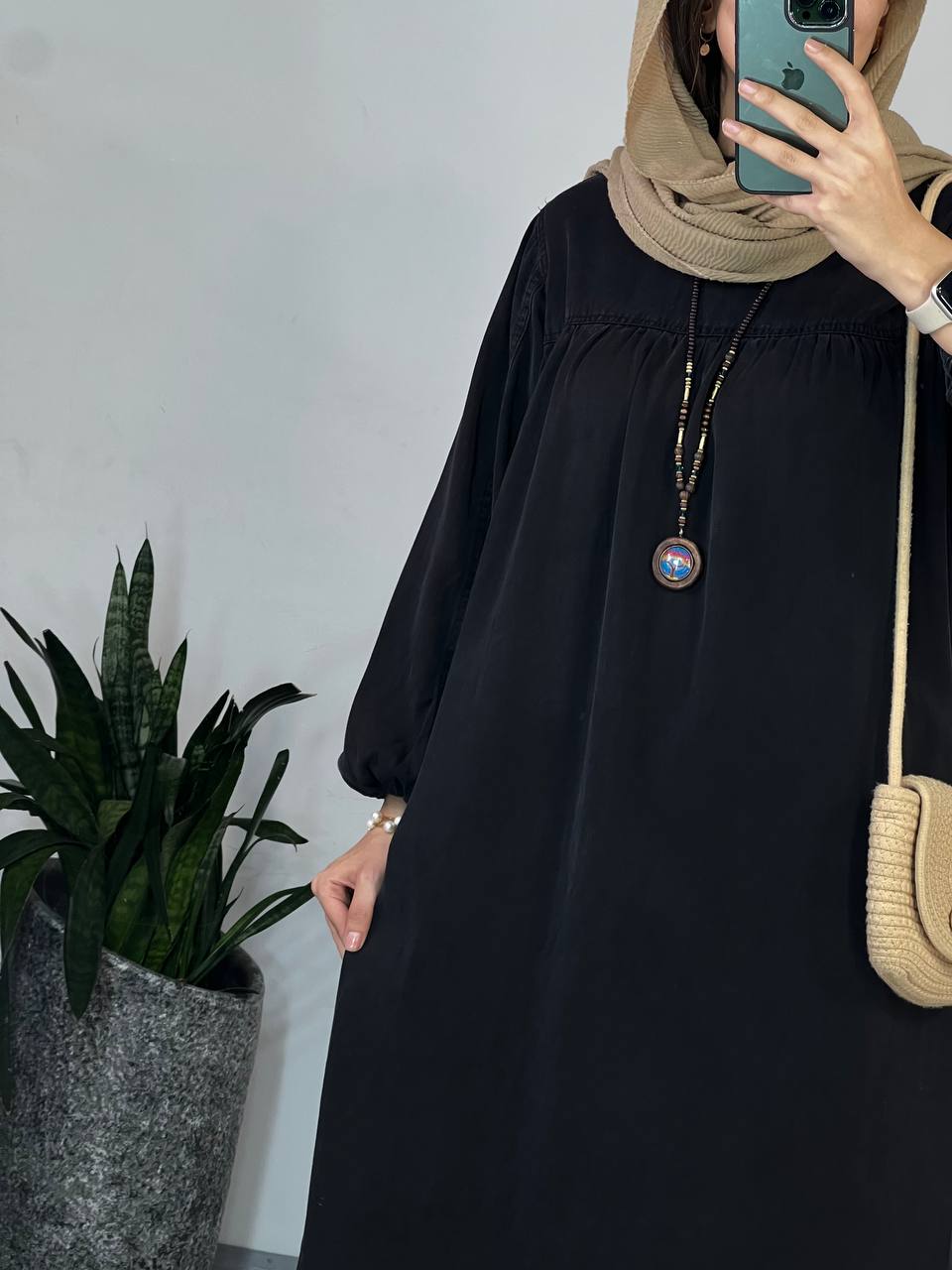پیراهن مانتویی جین کاغذی(ایراد دار)