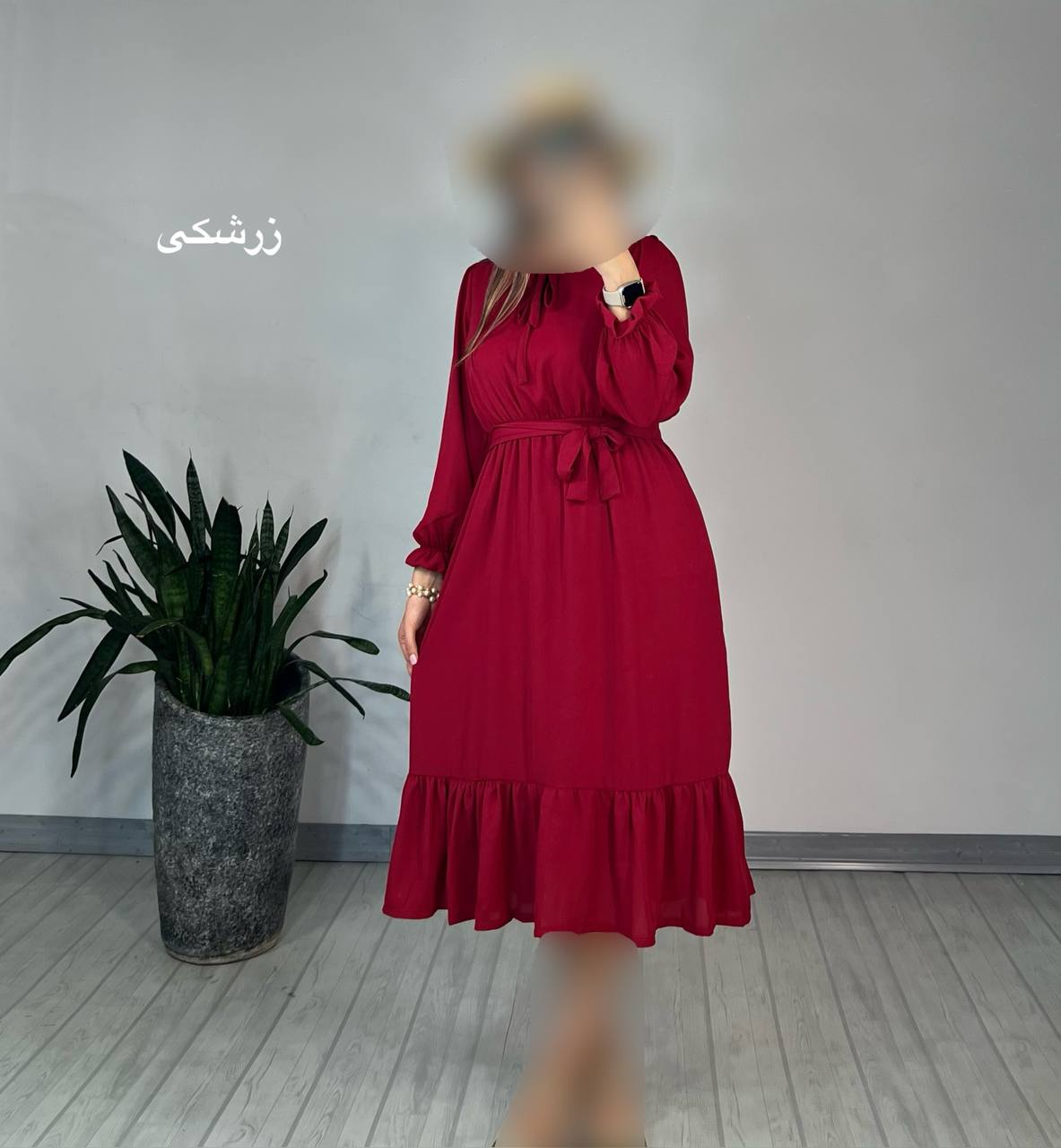پیراهن حریر کاملیا 4