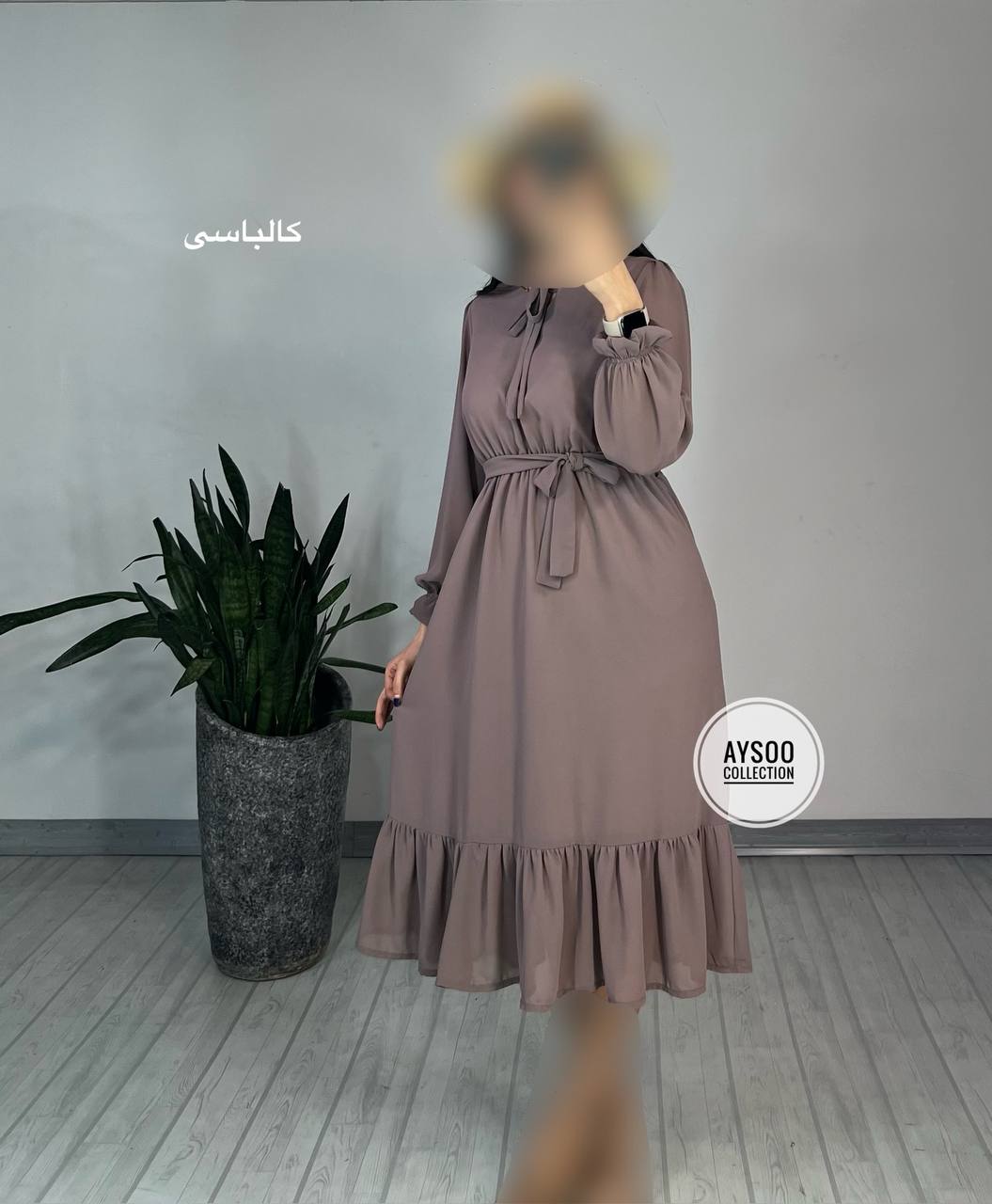 پیراهن حریر کاملیا 4