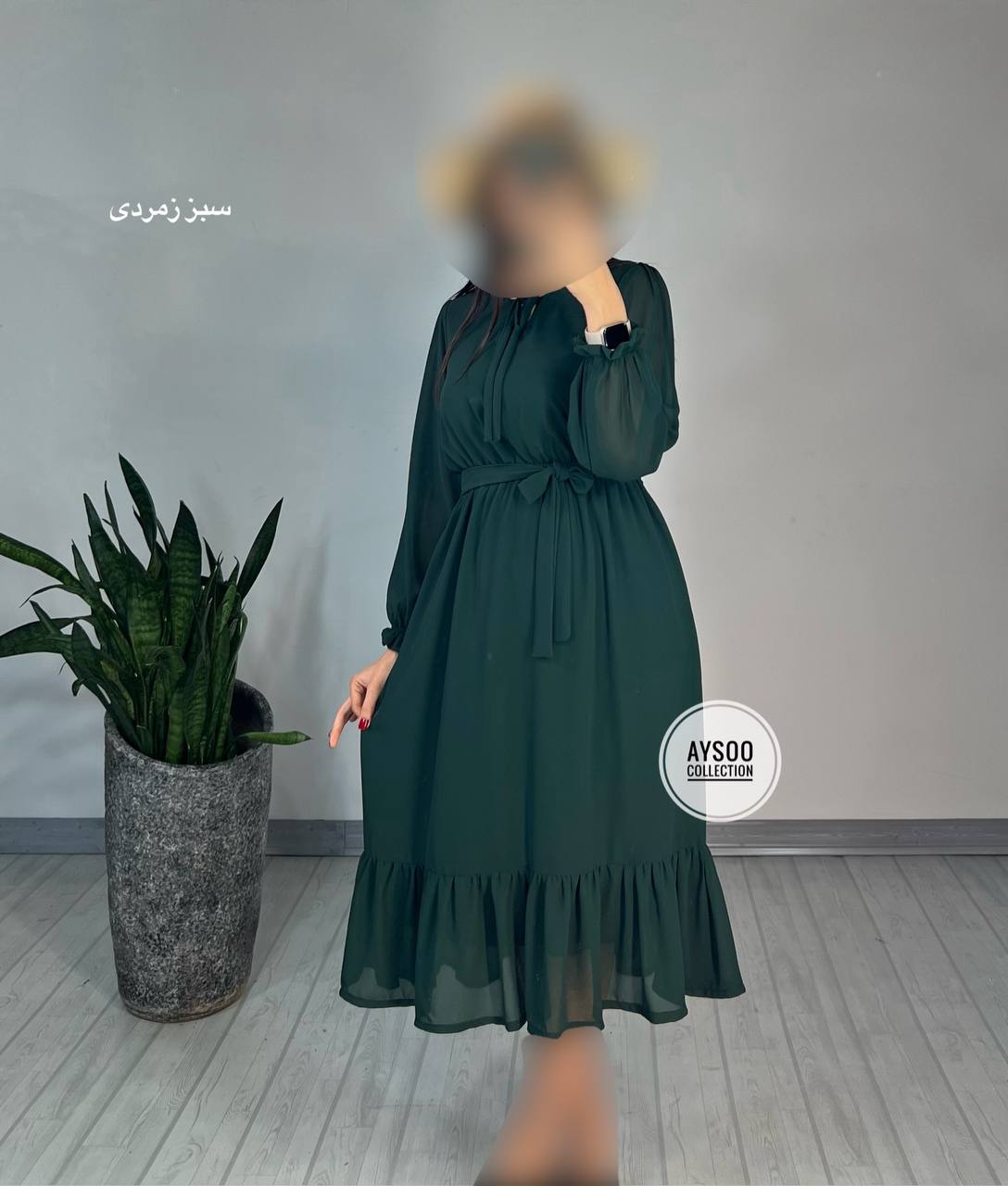 پیراهن حریر کاملیا 4