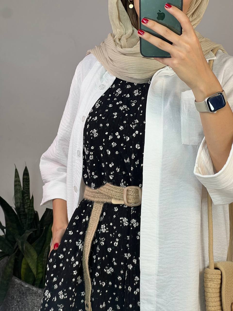 سرهمی بابونه همراه با کمربند 1