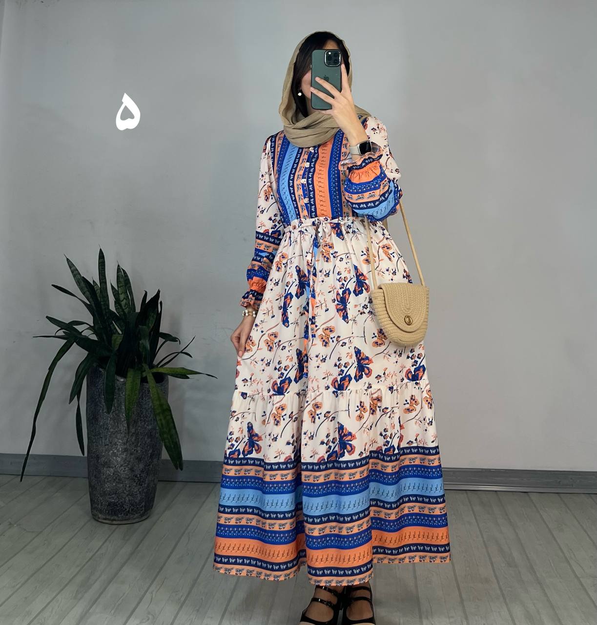 پیراهن مزونی پروانه