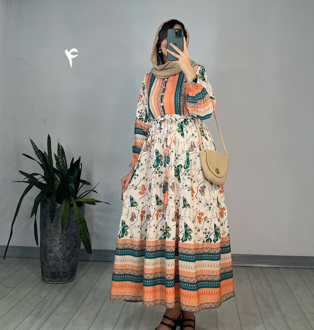 پیراهن مزونی پروانه