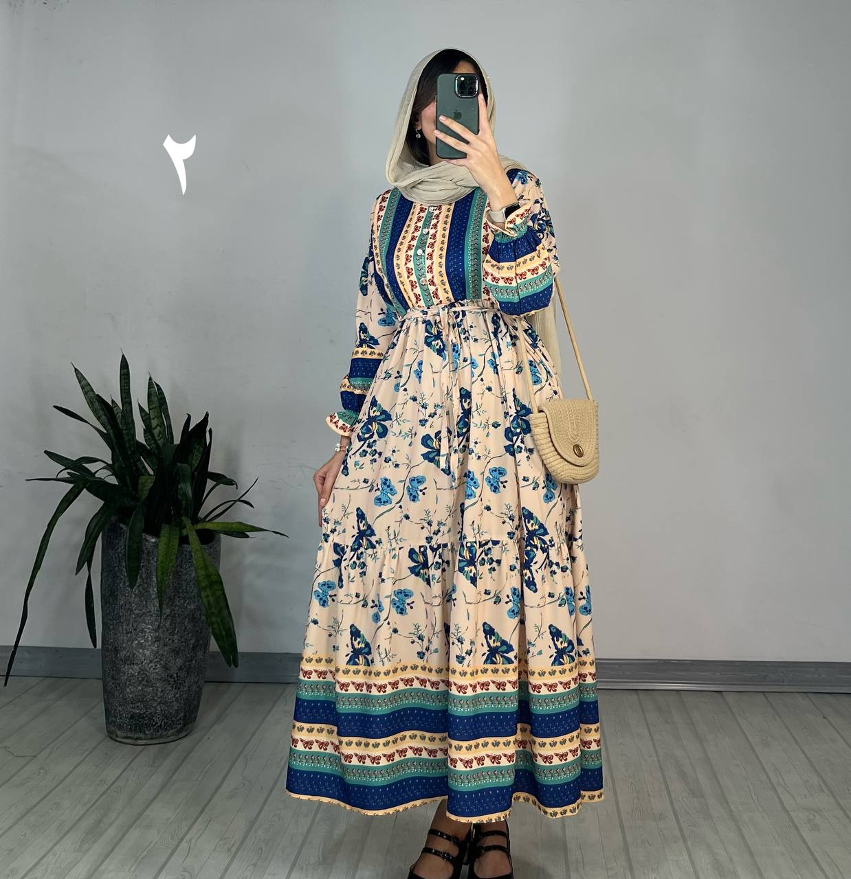 پیراهن مزونی پروانه