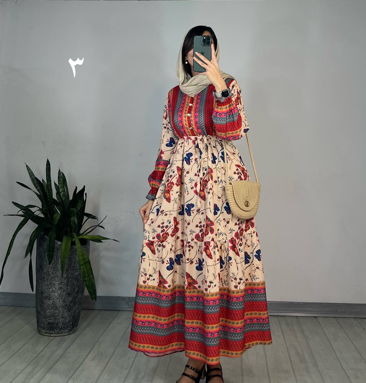 پیراهن مزونی پروانه